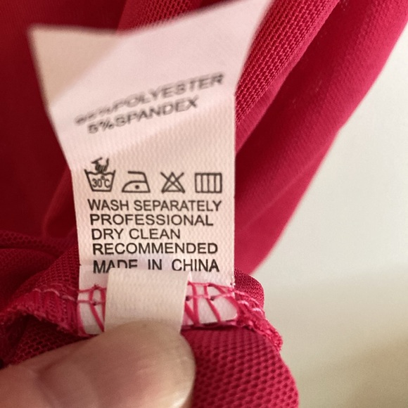 Womens Sexy, Pink Body-con Mini Dress. Size M - Picture 10 of 10